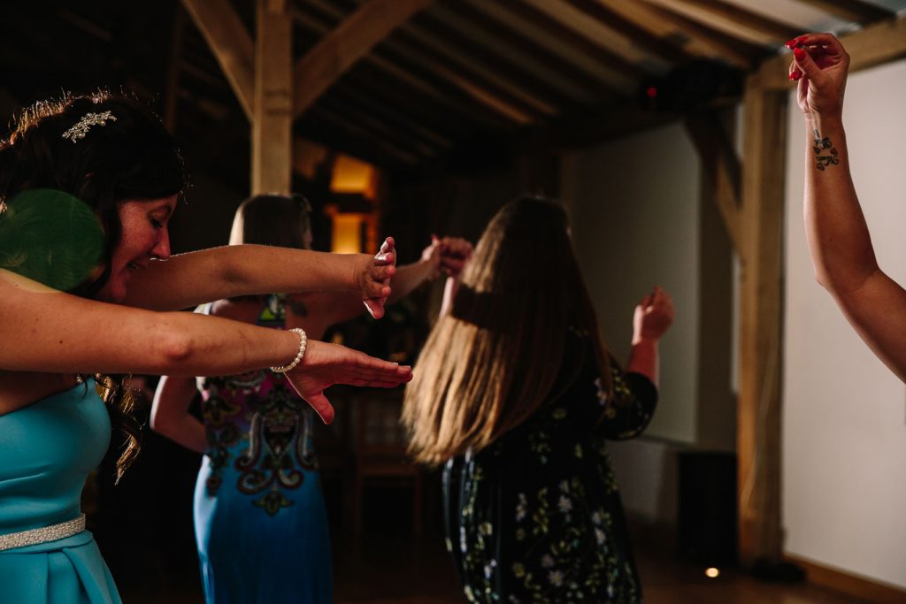 Guests dancing at Dodford Manor, Northampton